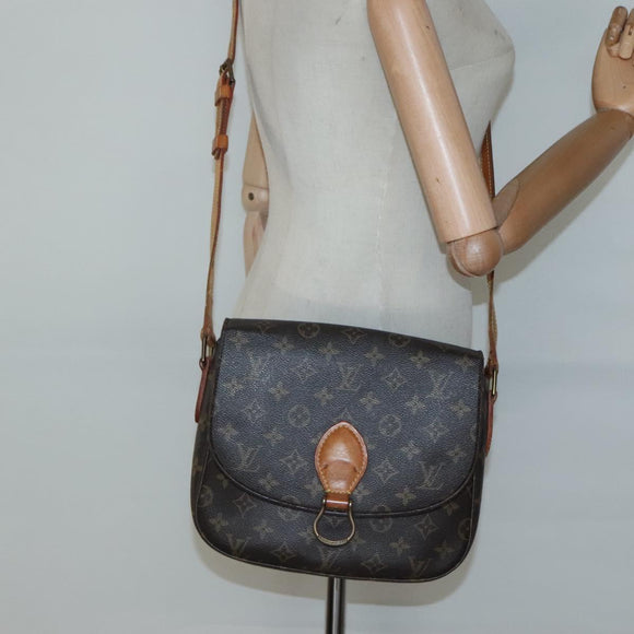 LOUIS VUITTON Monogram Saint Cloud GM Shoulder Bag M51242 LV Auth 138335