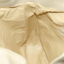 GUCCI Bamboo Shoulder Bag Leather 2way Beige Gold 001 2113 1577 Auth 138340-19