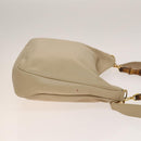 GUCCI Bamboo Shoulder Bag Leather 2way Beige Gold 001 2113 1577 Auth 138340-3