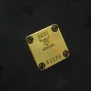 MCM Vicetos Logogram Hand Bag PVC 2way Black Gold Auth 138343-16