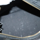 MCM Vicetos Logogram Hand Bag PVC 2way Black Gold Auth 138343-19