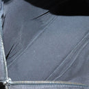 HERMES Her Line PM Hand Bag Canvas Gray Silver Auth 138344-11