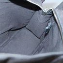 HERMES Her Line PM Hand Bag Canvas Gray Silver Auth 138344-17