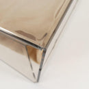 Salvatore Ferragamo Hand Bag Plastic Clear Gold Auth 138346A-16