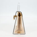 Salvatore Ferragamo Hand Bag Plastic Clear Gold Auth 138346A-3