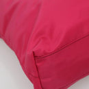 PRADA Tote Bag Nylon 2way Pink Silver Auth 138350-13