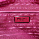 PRADA Tote Bag Nylon 2way Pink Silver Auth 138350-19