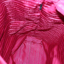 PRADA Tote Bag Nylon 2way Pink Silver Auth 138350-22