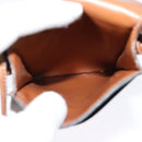 CELINE Triomphe Cell Phone Case Shoulder Bag PVC Black Auth 138351-17