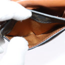 CELINE Triomphe Cell Phone Case Shoulder Bag PVC Black Auth 138351-20