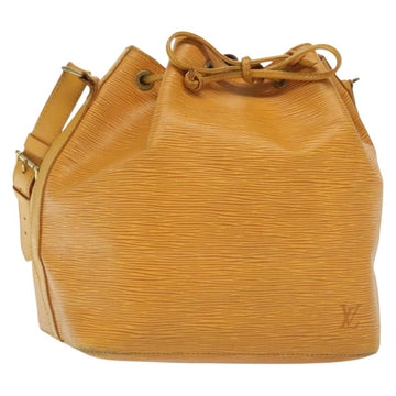 LOUIS VUITTON Epi Petit Noe Shoulder Bag Yellow M44109 LV Auth 138352