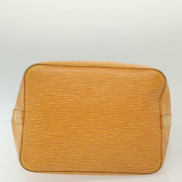 LOUIS VUITTON Epi Petit Noe Shoulder Bag Yellow M44109 LV Auth 138352