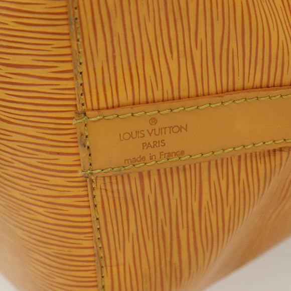 LOUIS VUITTON Epi Petit Noe Shoulder Bag Yellow M44109 LV Auth 138352