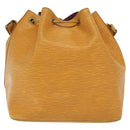 LOUIS VUITTON Epi Petit Noe Shoulder Bag Yellow M44109 LV Auth 138352-2