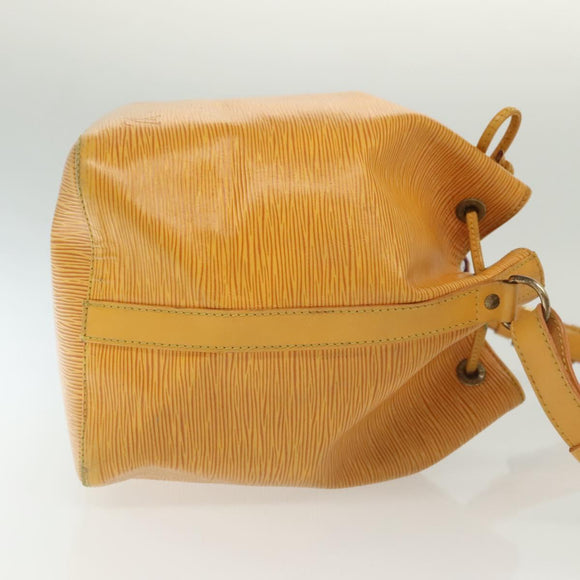 LOUIS VUITTON Epi Petit Noe Shoulder Bag Yellow M44109 LV Auth 138352