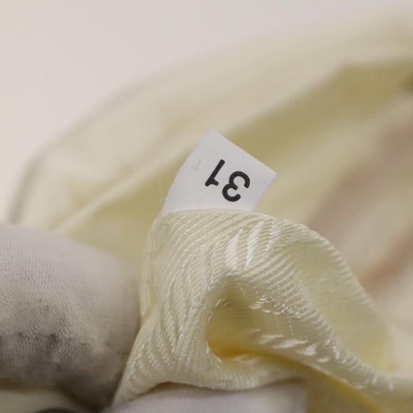 PRADA Backpack Nylon White Silver Auth 138353