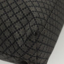 GUCCI Diamante Hand Bag Nylon Navy Gray Silver 268112 Auth 138357-15