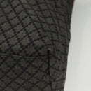 GUCCI Diamante Hand Bag Nylon Navy Gray Silver 268112 Auth 138357-16