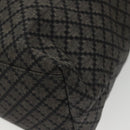 GUCCI Diamante Hand Bag Nylon Navy Gray Silver 268112 Auth 138357-9