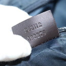 GUCCI Diamante Hand Bag Nylon Navy Gray Silver 268112 Auth 138357-12