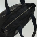 GUCCI Diamante Hand Bag Nylon Navy Gray Silver 268112 Auth 138357-7