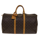 LOUIS VUITTON Monogram Keepall 50 Boston Bag M41426 LV Auth 138362-13