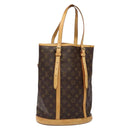 LOUIS VUITTON Monogram Bucket GM Shoulder Bag M42236 LV Auth 138364-1