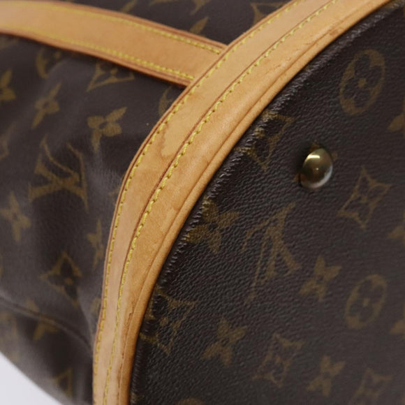 LOUIS VUITTON Monogram Bucket GM Shoulder Bag M42236 LV Auth 138364