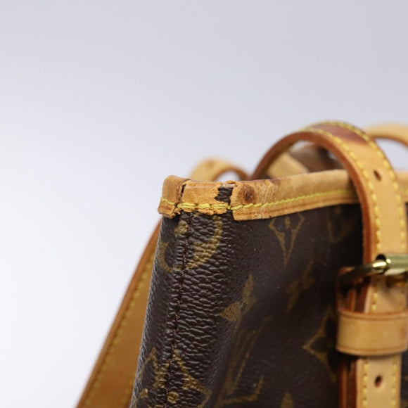 LOUIS VUITTON Monogram Bucket GM Shoulder Bag M42236 LV Auth 138364