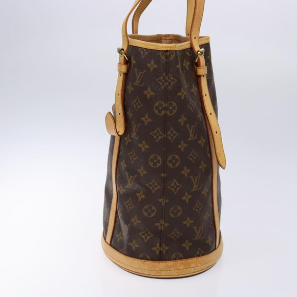LOUIS VUITTON Monogram Bucket GM Shoulder Bag M42236 LV Auth 138364