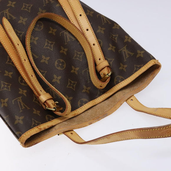 LOUIS VUITTON Monogram Bucket GM Shoulder Bag M42236 LV Auth 138364