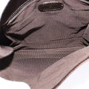 CHANEL Shoulder Bag Leather Brown CC Auth 138366-17