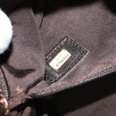 CHANEL Shoulder Bag Leather Brown CC Auth 138366-21