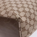 GUCCI GG Canvas Tote Bag Brown Gold 002 1098 Auth 138369-10