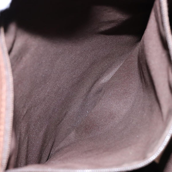 GUCCI GG Canvas Tote Bag Brown Gold 002 1098 Auth 138369