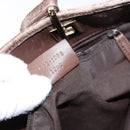 GUCCI GG Canvas Tote Bag Brown Gold 002 1098 Auth 138369-20