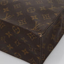 LOUIS VUITTON Monogram Sac Plat Hand Bag M51140 LV Auth 138376-9