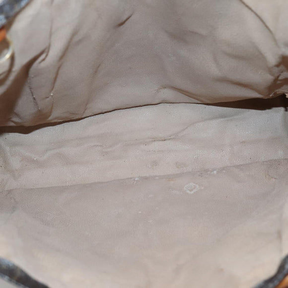 LOUIS VUITTON Monogram Sac Plat Hand Bag M51140 LV Auth 138376