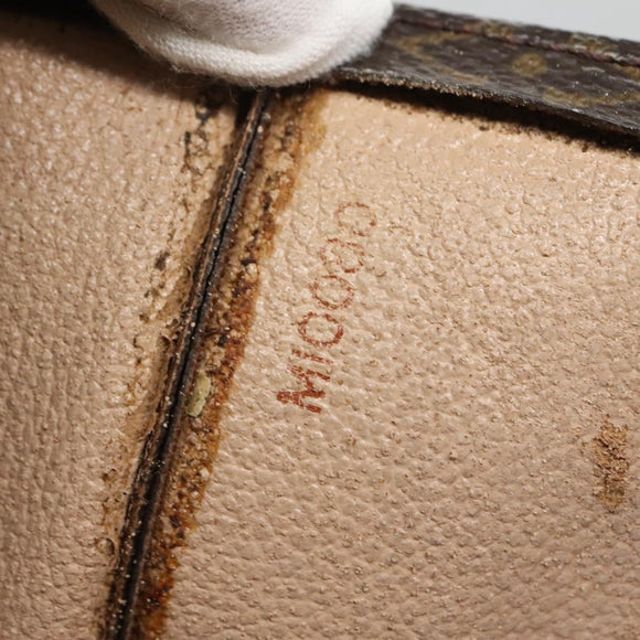 LOUIS VUITTON Monogram Sac Plat Hand Bag M51140 LV Auth 138376