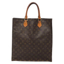LOUIS VUITTON Monogram Sac Plat Hand Bag M51140 LV Auth 138376-13