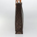 LOUIS VUITTON Monogram Sac Plat Hand Bag M51140 LV Auth 138376-3
