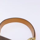 CELINE Macadam Canvas Hand Bag PVC Leather Brown Gold Auth 138386-14