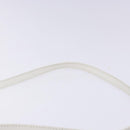 CELINE Macadam Canvas Shoulder Bag PVC Leather White gold Auth 138387-14