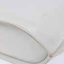 CELINE Shoulder Bag Leather Gold White Auth 138388-12