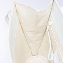 CELINE Shoulder Bag Leather Gold White Auth 138388-20
