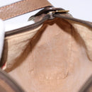 GUCCI GG Supreme Web Sherry Line Bag PVC Beige Gold 89 02 018 Auth 138389-19