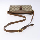 GUCCI GG Supreme Web Sherry Line Bag PVC Beige Gold 89 02 018 Auth 138389-7