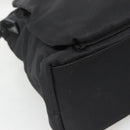 GUCCI Bamboo Hand Bag Nylon 2way Black Silver 002 2058 0508 5 Auth 138391-13