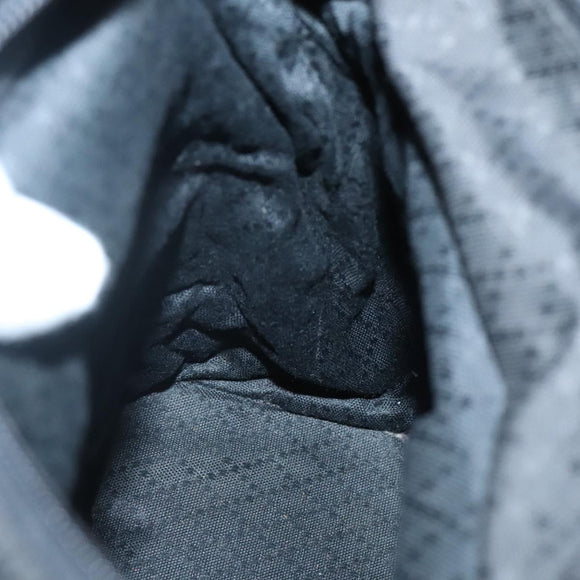 GUCCI Bamboo Hand Bag Nylon 2way Black Silver 002 2058 0508 5 Auth 138391