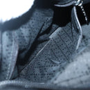 GUCCI Bamboo Hand Bag Nylon 2way Black Silver 002 2058 0508 5 Auth 138391-21